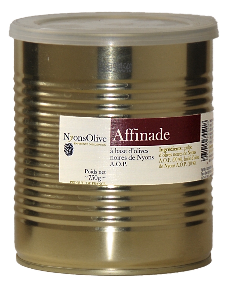 Affinade | Schwarze Olivenpaste aus Nyons, 750 g | SALE