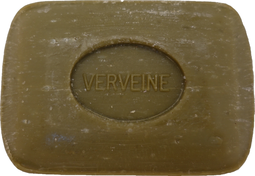Grüne Savon de Marseille mit Olivenöl, 100 g "Eisenkraut (Verveine)"