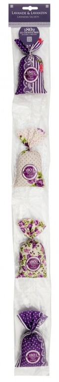 Lavendelsäckchen im Viererpack "Luberon", 4 x 18 g