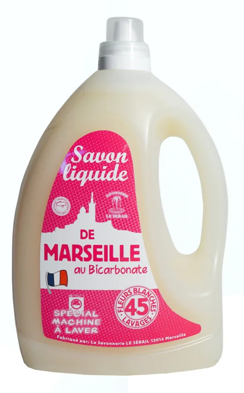 Savon de Marseille Flüssigwaschmittel "Weiße Blüten", 3 l