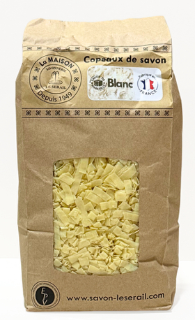 Weiße Seifenflocken mit Kokosöl, 1 kg 