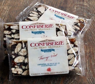 Schwarzer Nougat aus der Provence, 50 g | SALE