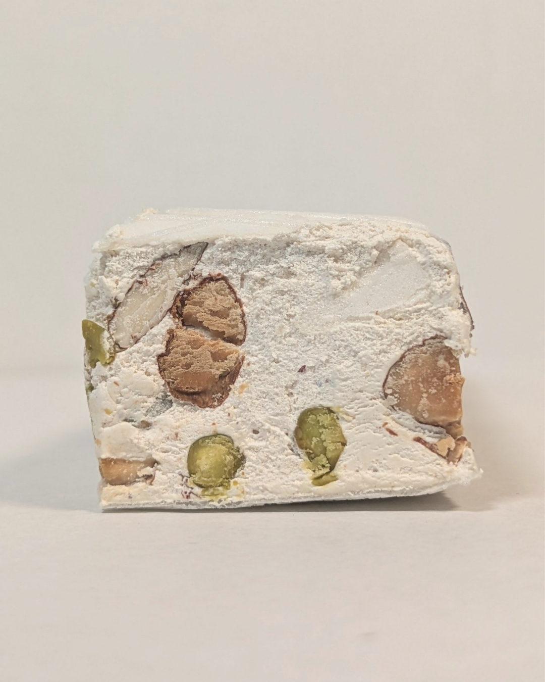 Weißer Bio-Nougat mit Bio-Lavendelhonig, 150 g