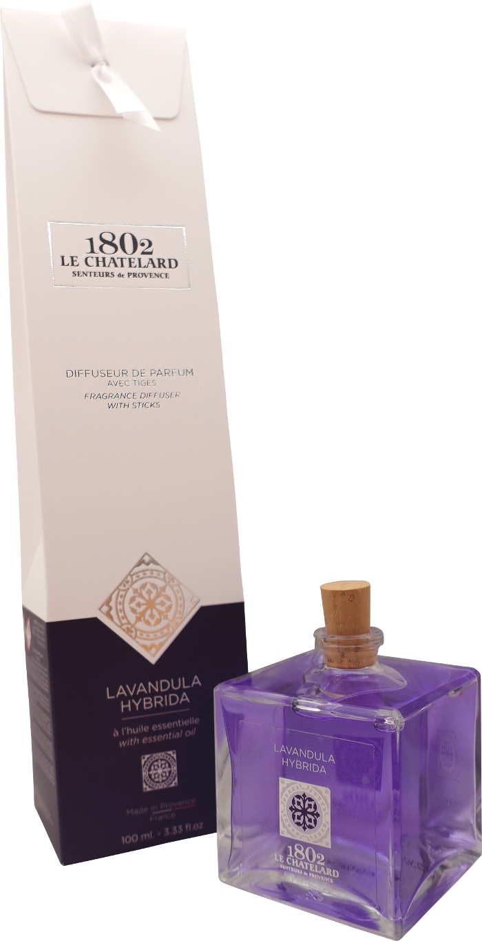 Duftflakon mit Aromastäbchen "1802 Lavendel", 100 ml