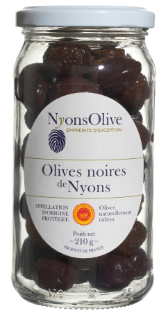 Schwarze Oliven aus Nyons, 210 g