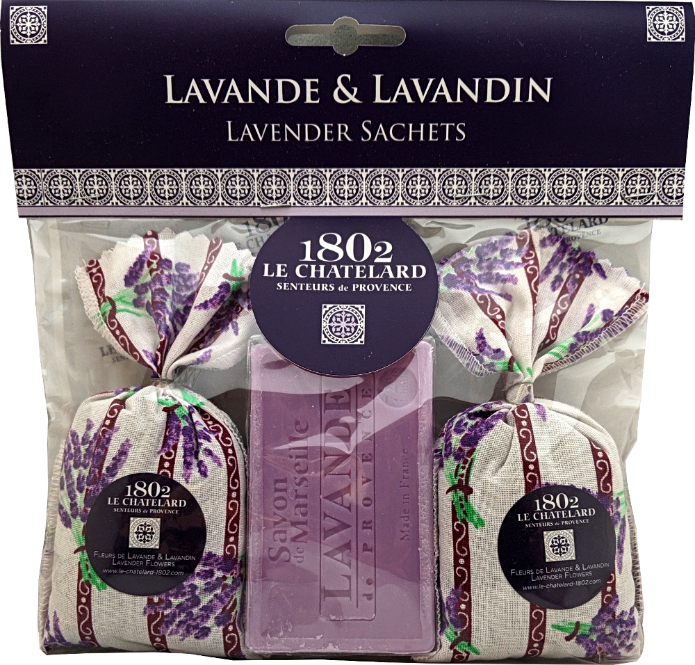 Lavendelsäckchen "Lavendel 1802" mit Savon de Marseille "Lavendel"
