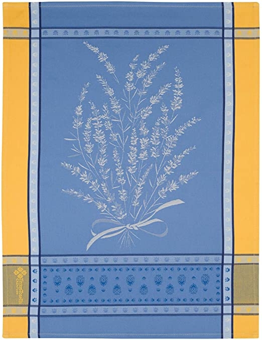 Geschirrtuch, 50 x 70 cm "Grignan", gelb-blau