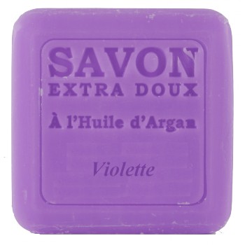 Seife mit Arganöl, 100 g "Veilchen"