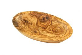 Schale aus Olivenholz, 16 cm, oval